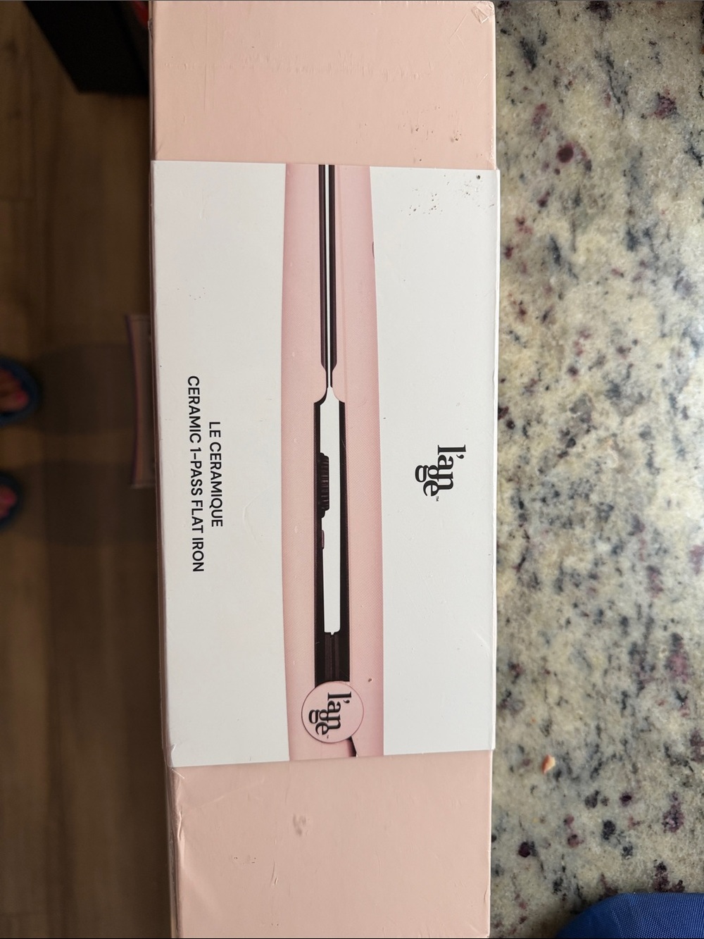 Lange Ceramic 1-Pass Flat Iron in Pale Pink